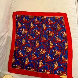 Christian Dior silk handkerchiefs or pocket squares
16 inch square